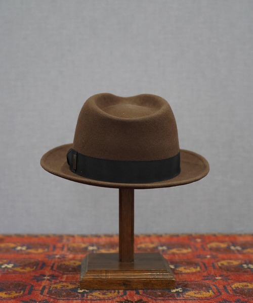 ミスターファットマン　ハット　ブラウン　L　ウール100 ミスターファットマン ハット ブラウン L ウール100 ミスター