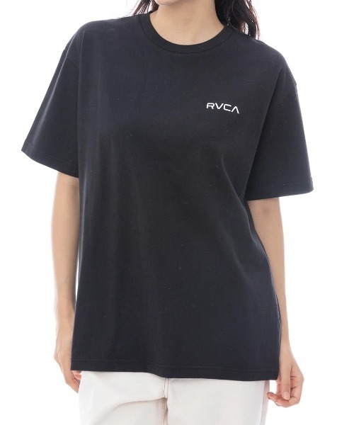 RVCA(ルーカ)の「【RVCA/ルーカ】 25SS DAISY VA BOX LOGO LOOSE FIT SS TEE/半袖バックプリントロゴTシャツ(Tシャツ/カットソー・レディース・ブラック/ホワイト・SMALL/MEDIUM)」の6枚目の写真