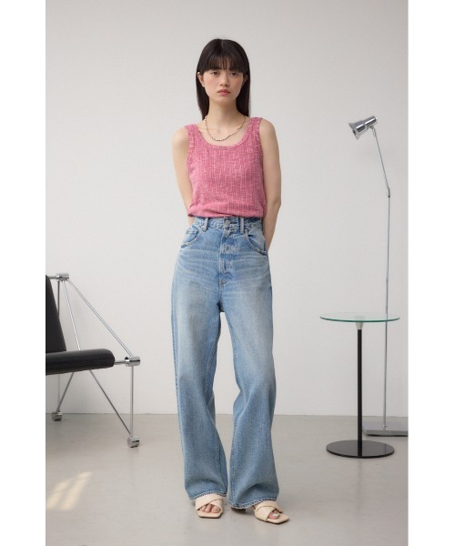 AZUL by moussy（アズールバイマウジー）の「2WAYリブタンクトップ（タンクトップ・レディース・レッド/アイボリー/ブラック/グレー・FREE）」の14枚目の写真