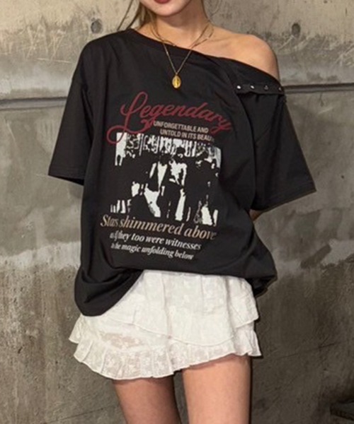 CLOVE Tシャツ/Agaニット 2点セット yz-00025z.jpg