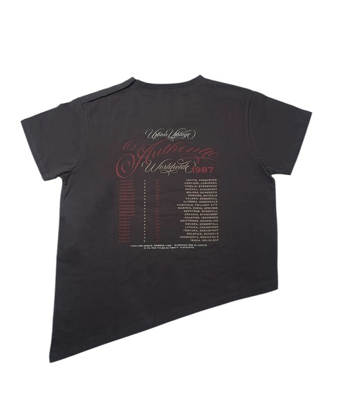 2WAY アシンメトリーヴィンテージTシャツ 2WAYアシンメトリーヴィンテージTシャツ（Tシャツ/カットソー