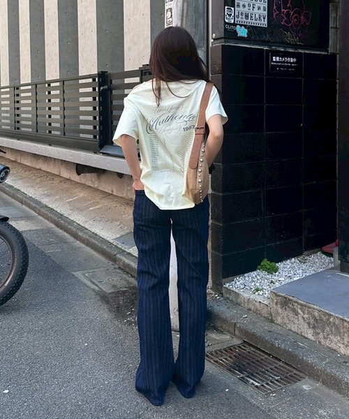 2WAY アシンメトリーヴィンテージTシャツ 2WAYアシンメトリーヴィンテージTシャツ（Tシャツ/カットソー