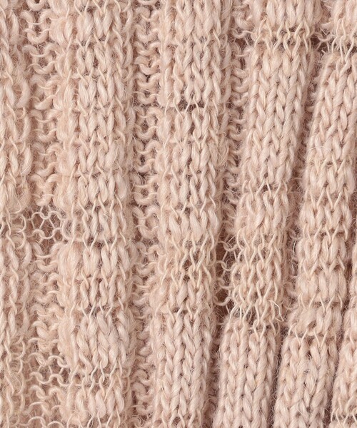 ACNE（アクネ）の「Acne Studios FN-WN-KNIT000585 シアーリブカーディガン（カーディガン/ボレロ・レディース・ライトピンク/グリーン・XS）」の4枚目の写真