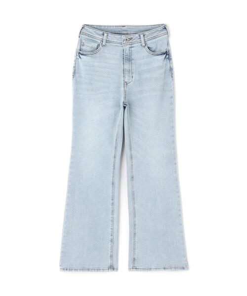 NATURAL BEAUTY BASIC（ナチュラルビューティーベーシック）の「◇デニムフレアパンツ（デニムパンツ・レディース・ブルー系その他2/ネイビー・SMALL/MEDIUM/P/S）」の3枚目の写真