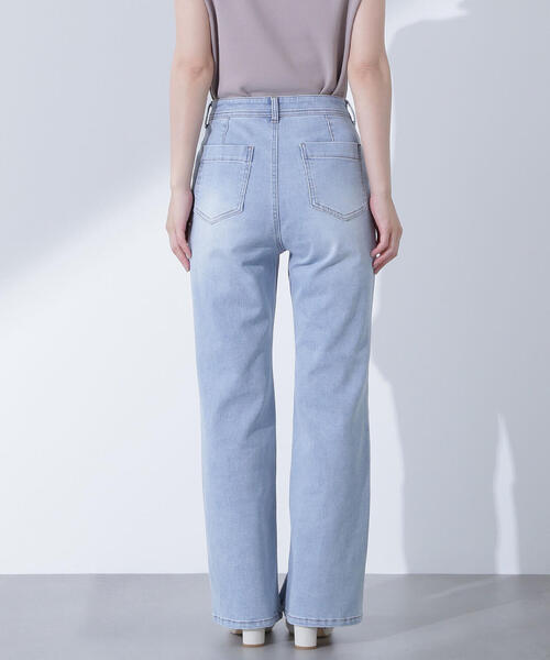 NATURAL BEAUTY BASIC（ナチュラルビューティーベーシック）の「◇デニムフレアパンツ（デニムパンツ・レディース・ブルー系その他2/ネイビー・SMALL/MEDIUM/P/S）」の11枚目の写真