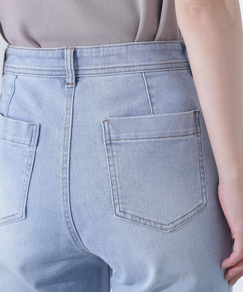 NATURAL BEAUTY BASIC（ナチュラルビューティーベーシック）の「◇デニムフレアパンツ（デニムパンツ・レディース・ブルー系その他2/ネイビー・SMALL/MEDIUM/P/S）」の13枚目の写真