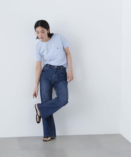 NATURAL BEAUTY BASIC（ナチュラルビューティーベーシック）の「◇デニムフレアパンツ（デニムパンツ・レディース・ブルー系その他2/ネイビー・SMALL/MEDIUM/P/S）」の20枚目の写真