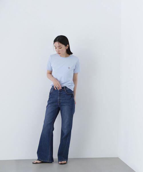 NATURAL BEAUTY BASIC（ナチュラルビューティーベーシック）の「◇デニムフレアパンツ（デニムパンツ・レディース・ブルー系その他2/ネイビー・SMALL/MEDIUM/P/S）」の22枚目の写真