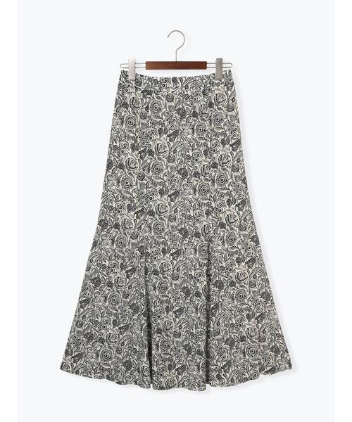 Te chichi CLASSIC（テチチクラシック）の「【DEVEAUX】ボタニカルプリントスカート（セットアップ可）《2025summer catalog item》（スカート・レディース・ベージュ・F）」の7枚目の写真