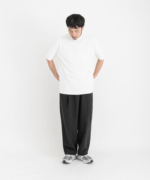 EKAL(エカル)の「『UR TECH ひやサラクール』 ロゴプリントポケットTシャツ(Tシャツ/カットソー・メンズ・ホワイト/グレー・MEDIUM/LARGE)」の5枚目の写真