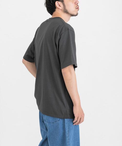 EKAL(エカル)の「『UR TECH ひやサラクール』 ロゴプリントポケットTシャツ(Tシャツ/カットソー・メンズ・ホワイト/グレー・MEDIUM/LARGE)」の22枚目の写真