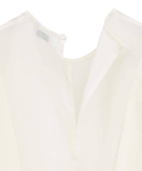 CLANE（クラネ）の「【CLANE/クラネ】SQUARE SLEEVE BLOUSE/スクエアスリーブブラウス（シャツ/ブラウス・レディース・ホワイト/ブルー/ブラック・1）」の9枚目の写真
