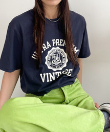 【Good Riddance】シルクスクリーン カレッジロゴ Tシャツ