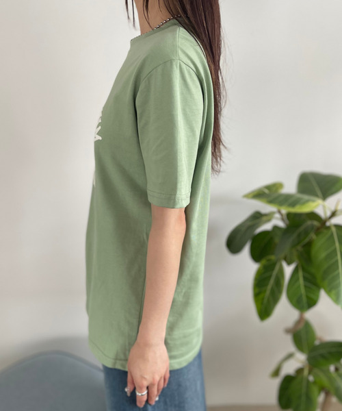 Good Riddance(グッドリダンス)の「【Good Riddance】シルクスクリーン カレッジロゴ Tシャツ(Tシャツ/カットソー・レディース・ホワイト/グリーン/ネイビー・FREE)」の8枚目の写真