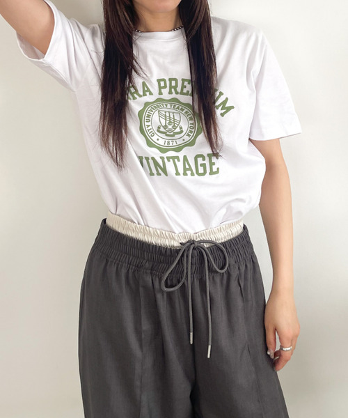 Good Riddance(グッドリダンス)の「【Good Riddance】シルクスクリーン カレッジロゴ Tシャツ(Tシャツ/カットソー・レディース・ホワイト/グリーン/ネイビー・FREE)」の13枚目の写真