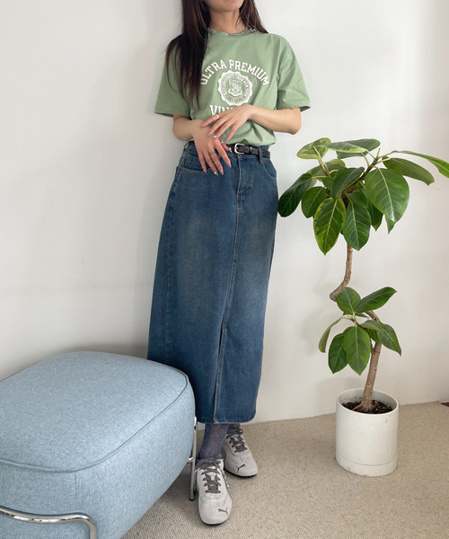 Good Riddance(グッドリダンス)の「【Good Riddance】シルクスクリーン カレッジロゴ Tシャツ(Tシャツ/カットソー・レディース・ホワイト/グリーン/ネイビー・FREE)」の21枚目の写真