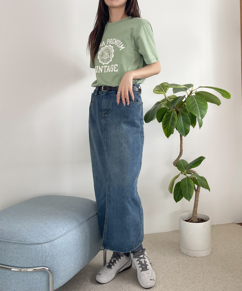 Good Riddance（グッドリダンス）の「【Good Riddance】シルクスクリーン カレッジロゴ Tシャツ（Tシャツ/カットソー・レディース・ホワイト/グリーン/ネイビー・FREE）」の16枚目の写真