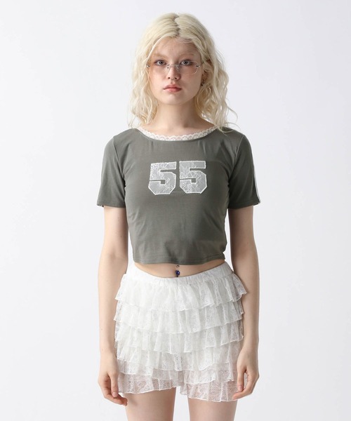 FOREVER 21(フォーエバー トゥエンティーワン)の「【2025SS】フーディコンパクトTシャツ(Tシャツ/カットソー・レディース・グレー/ブルー/ピンク・FREE)」の19枚目の写真