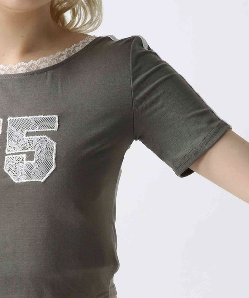 FOREVER 21(フォーエバー トゥエンティーワン)の「【2025SS】フーディコンパクトTシャツ(Tシャツ/カットソー・レディース・グレー/ブルー/ピンク・FREE)」の11枚目の写真