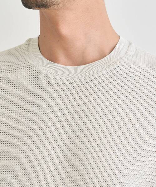 TAKEO KIKUCHI（タケオキクチ）の「テクスチャーニット コンビ カットソー（Tシャツ/カットソー・メンズ・ブルー/ライトグレー/ネイビー・04/03/02）」の20枚目の写真