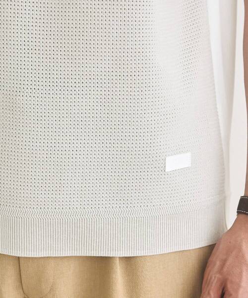 TAKEO KIKUCHI（タケオキクチ）の「テクスチャーニット コンビ カットソー（Tシャツ/カットソー・メンズ・ブルー/ライトグレー/ネイビー・04/03/02）」の22枚目の写真