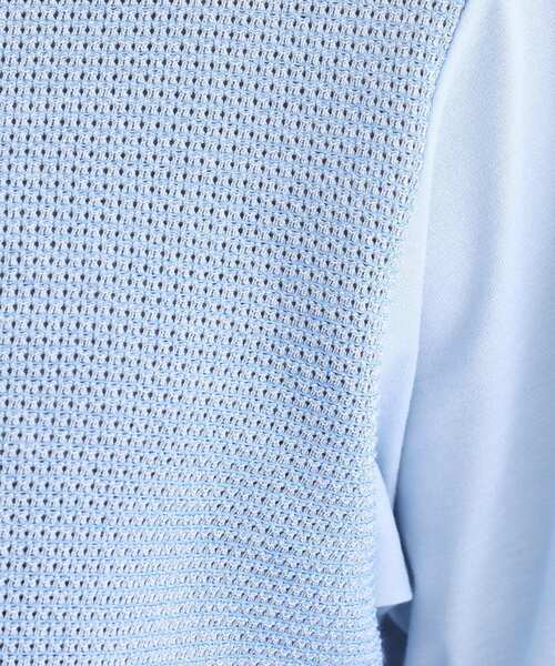 TAKEO KIKUCHI（タケオキクチ）の「テクスチャーニット コンビ カットソー（Tシャツ/カットソー・メンズ・ブルー/ライトグレー/ネイビー・04/03/02）」の17枚目の写真