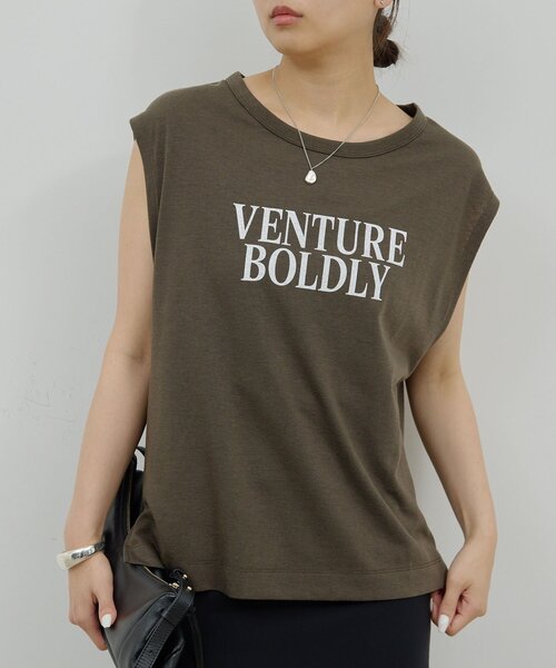 GALLARDAGALANTE(ガリャルダガランテ)の「フレンチシアーT(Tシャツ/カットソー・レディース・ホワイト/ピンク/チャコールグレー・FREE)」の1枚目の写真