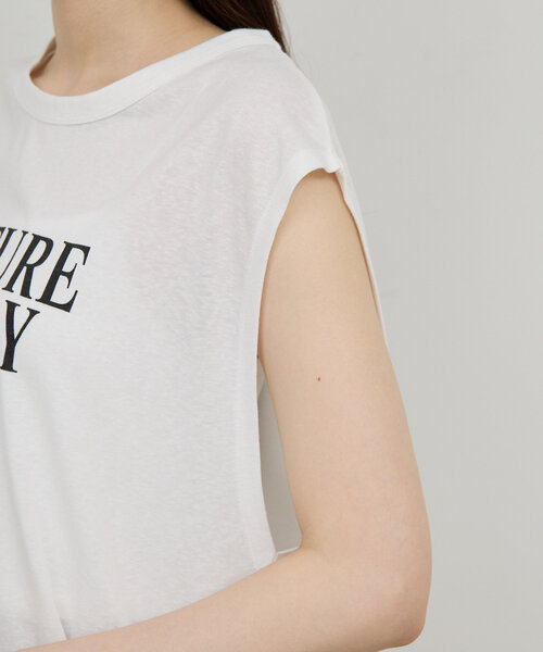 GALLARDAGALANTE(ガリャルダガランテ)の「フレンチシアーT(Tシャツ/カットソー・レディース・ホワイト/ピンク/チャコールグレー・FREE)」の19枚目の写真