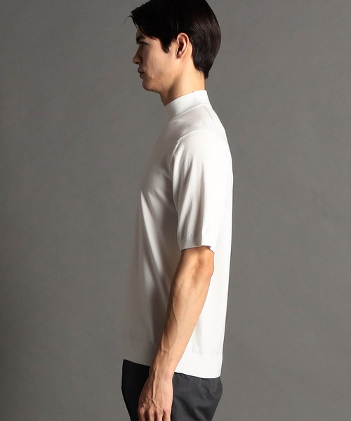 MONSIEUR NICOLE(ムッシュニコル)の「【ex/tra】ドレスニット モックネックプルオーバー(ニット/セーター・メンズ・ブラック/ベージュ/ホワイト・LARGE/X-LARGE/MEDIUM)」の12枚目の写真