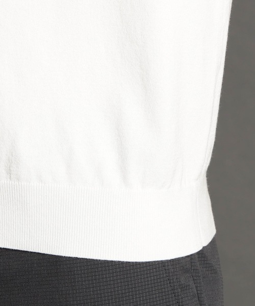 MONSIEUR NICOLE(ムッシュニコル)の「【ex/tra】ドレスニット モックネックプルオーバー(ニット/セーター・メンズ・ブラック/ベージュ/ホワイト・LARGE/X-LARGE/MEDIUM)」の15枚目の写真