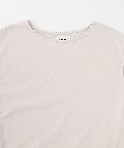 petit main LIEN（プティマインリアン）の「【リンク】チェーン刺しゅうチュールチュニック（チュニック・レディース・ブラック/ライトベージュ・F）」の6枚目の写真