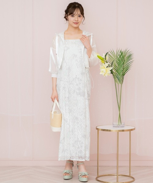 WILLSELECTION(ウィルセレクション)の「ニュアンスフラワーレース浴衣SET(ワンピース・レディース・ピンク/ホワイト/ネイビー・FREE)」の19枚目の写真