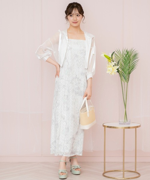 WILLSELECTION(ウィルセレクション)の「ニュアンスフラワーレース浴衣SET(ワンピース・レディース・ピンク/ホワイト/ネイビー・FREE)」の21枚目の写真