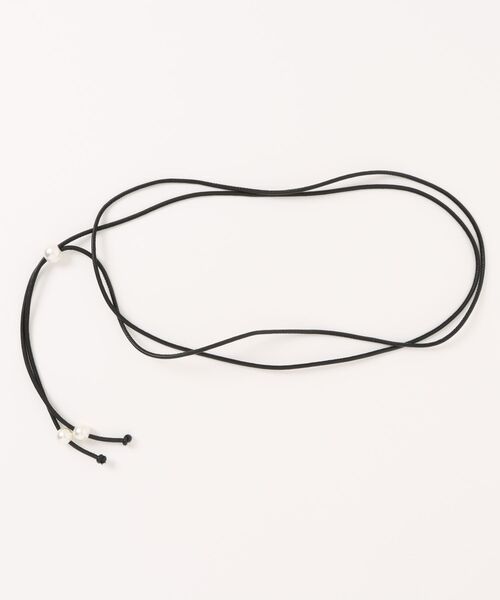 VIBGYOR Women（ヴィブジョー　ウィメン）の「【resonance】パール付き シンプルデザイン ウエストマーク 細合皮ベルト【マルチウェイ】（ベルト・レディース・ダークブラウン/ブラウン/ブラック/アイボリー・FREE）」の13枚目の写真