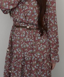 VIBGYOR Women | 【resonance】パール付き シンプルデザイン ウエストマーク 細合皮ベルト【マルチウェイ】(ベルト)