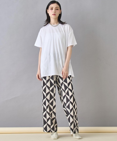 ANAP(アナップ)の「ジオメトリック柄 ルーズ ロング パンツ(その他パンツ・レディース・ブラック/ブラウン・FREE)」の6枚目の写真