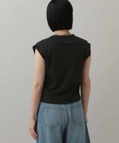 A part by（アパートバイ）の「ミラノリブベスト（ベスト・レディース・ライトグレー/ボルドー/ブラック・FREE）」の17枚目の写真