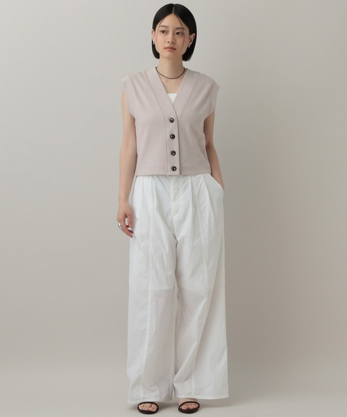 A part by（アパートバイ）の「ミラノリブベスト（ベスト・レディース・ライトグレー/ボルドー/ブラック・FREE）」の15枚目の写真