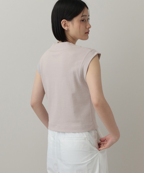 A part by（アパートバイ）の「ミラノリブベスト（ベスト・レディース・ライトグレー/ボルドー/ブラック・FREE）」の12枚目の写真