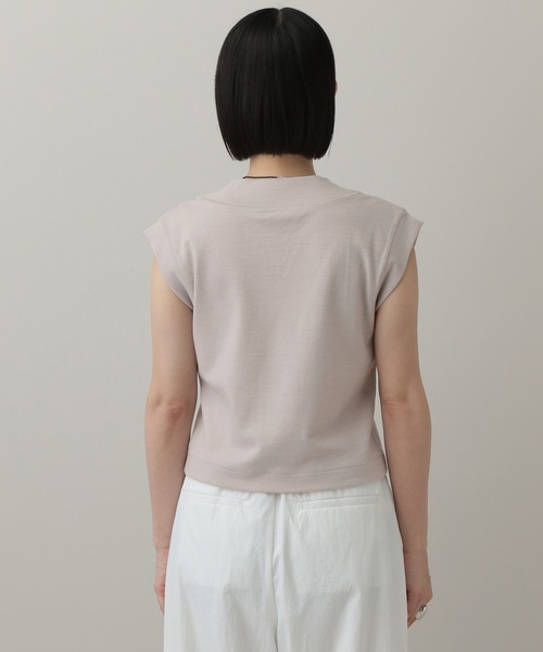 A part by（アパートバイ）の「ミラノリブベスト（ベスト・レディース・ライトグレー/ボルドー/ブラック・FREE）」の9枚目の写真