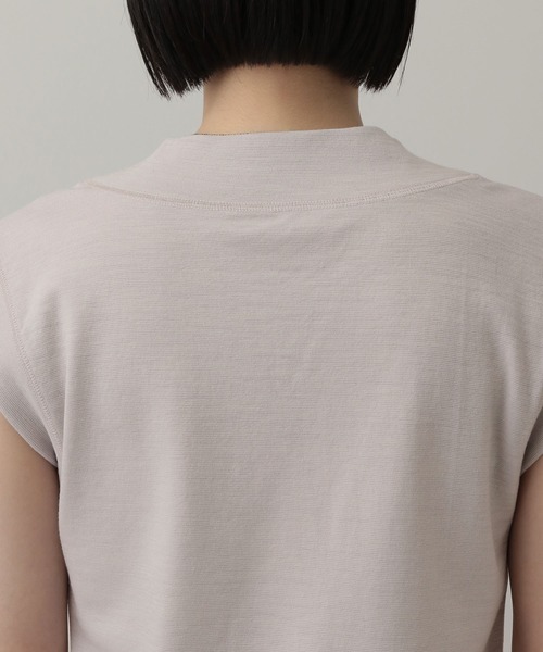 A part by（アパートバイ）の「ミラノリブベスト（ベスト・レディース・ライトグレー/ボルドー/ブラック・FREE）」の8枚目の写真