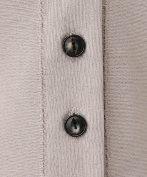 A part by（アパートバイ）の「ミラノリブベスト（ベスト・レディース・ライトグレー/ボルドー/ブラック・FREE）」の4枚目の写真