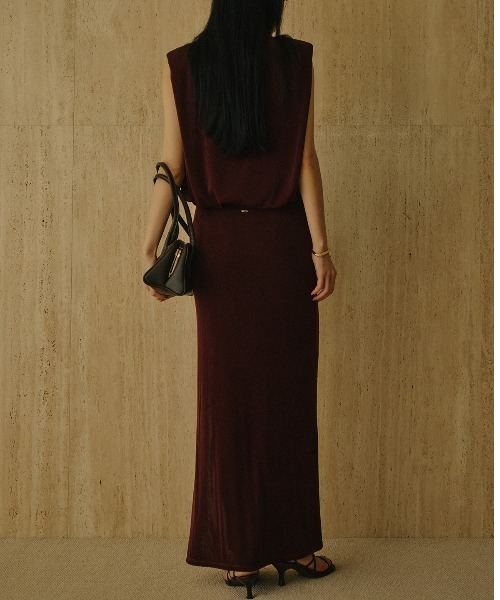 セール】アセテートカットナロースカート（スカート）｜anuans（ア