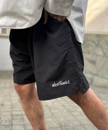 WILD THINGS(ChVOX)́yWILD THINGSzMilitary Nylon Ripstop Wide Baggy Shorts / ~^[iC bvXgbvCho(̑pc)