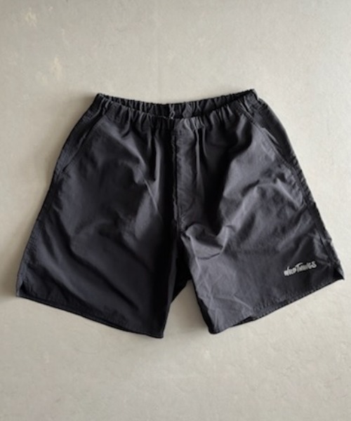 WILD THINGS（ワイルドシングス）の「【WILD THINGS】Military Nylon Ripstop Wide Baggy Shorts / ミリタリーナイロン リップストップワイドバ（その他パンツ・メンズ・ブラック/グレー/ベージュ・L/M/S）」の7枚目の写真