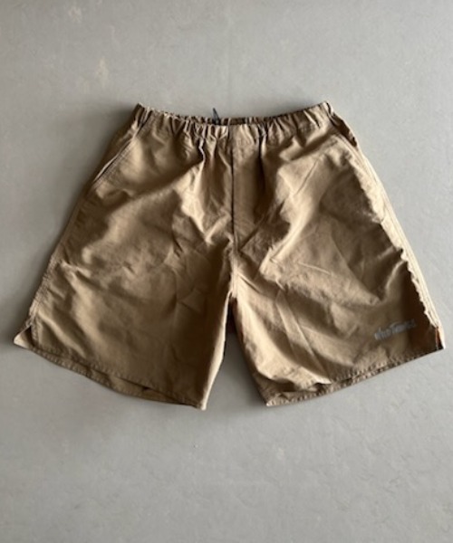 WILD THINGS（ワイルドシングス）の「【WILD THINGS】Military Nylon Ripstop Wide Baggy Shorts / ミリタリーナイロン リップストップワイドバ（その他パンツ・メンズ・ブラック/グレー/ベージュ・L/M/S）」の10枚目の写真