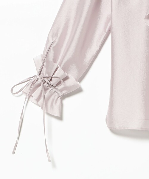 EFFE BEAMS(エッフェビームス)の「フリル オーガンジー ブラウス(シャツ/ブラウス・レディース・ネイビー/ピンク/オフホワイト・38/36)」の15枚目の写真