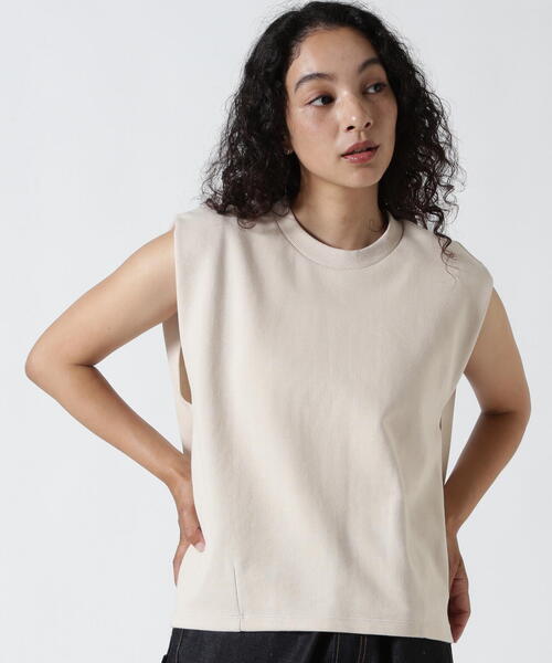 tシャツ YENN（イエン）SLEEVELESS SWEAT PO レディース YENN（イエン）SLEEVELESS SWEAT PO（Tシャツ/カットソー