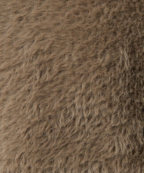 BEAUTY&YOUTH UNITED ARROWS（ビューティーアンドユースユナイテッドアローズ）の「シャギーVネック ニットベスト（ベスト・レディース・ベージュ/オフホワイト/ブラック・FREE）」の21枚目の写真