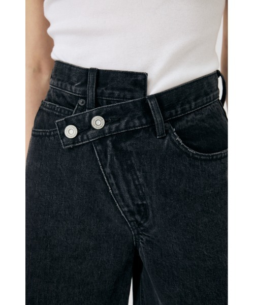 MOUSSY(マウジー)の「CROSS WAIST ハーフパンツ(デニムパンツ・レディース・ライトブルー/ブラック・0/1/2)」の12枚目の写真